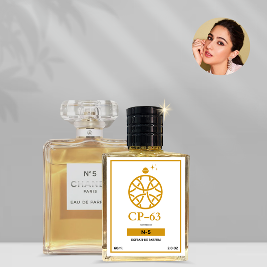 Inspired by Čh@nÈl N0.5 Perfume ( Worn by S@ra ali Kh@n )