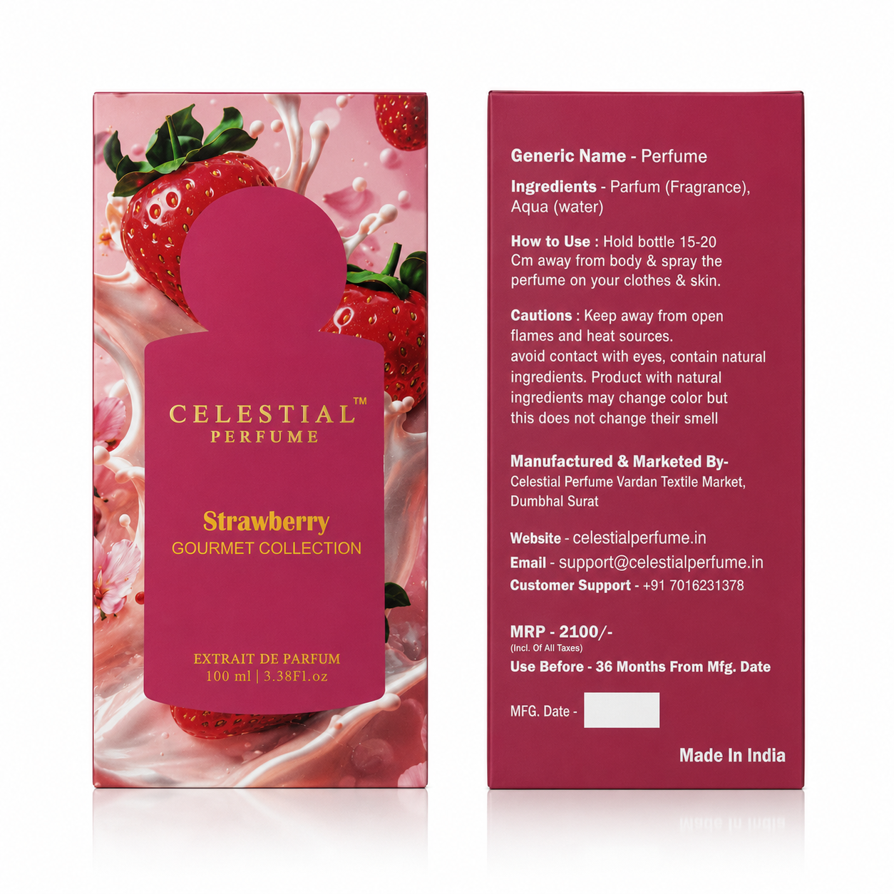 Strawberry Perfume 100ml - Gourmet Collection