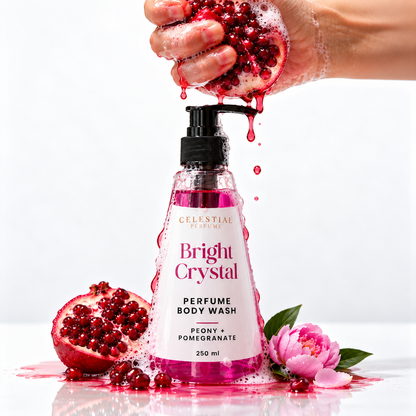 Bright Crystal Perfume Body Wash With 5% Niacinamide & Glycerin