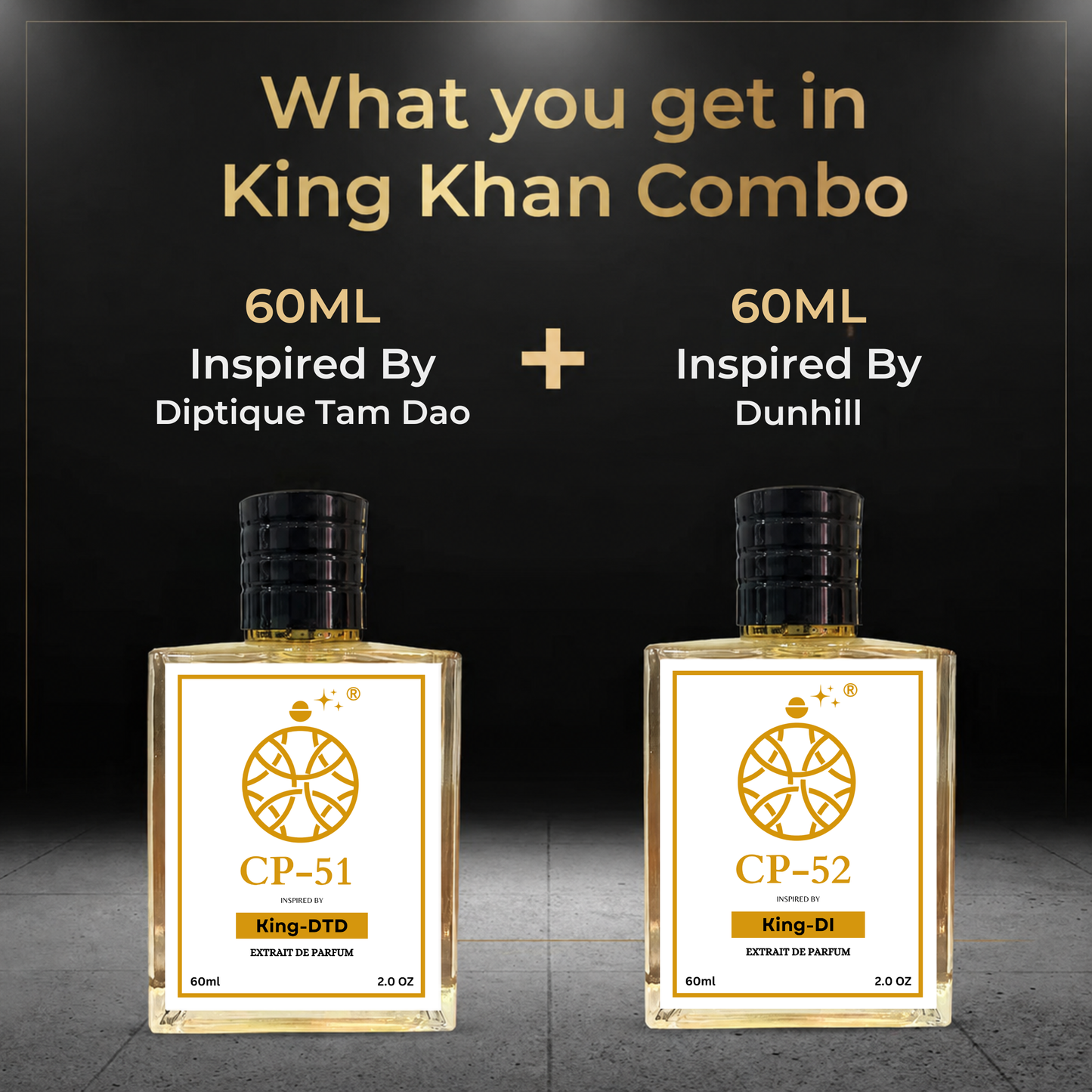 King Of Bollywood Perfume ( Inspired By T@MD@0 & DUNHILL ICON) Pack Of Two Perfumes
