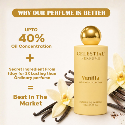 Vanilla Perfume 100ml - Gourmet Collection